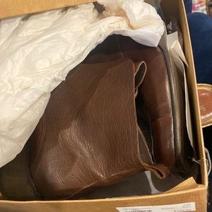 Coclico Brown Leather Willa Ankle Booties - NWB - Size 39